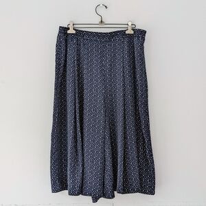 TanJay Women's Polka Dot Palazzo Midi Pants ~ Size Large